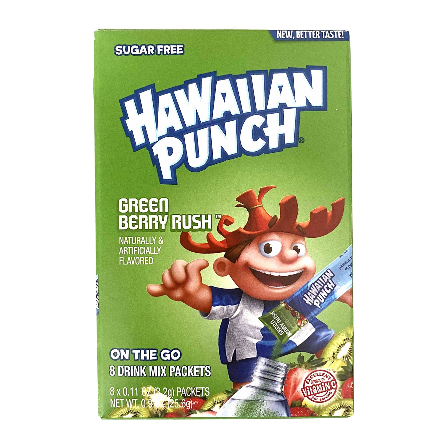 Hawaiian Punch Green Berry Rush Singles to Go Drink Mix 25.6g