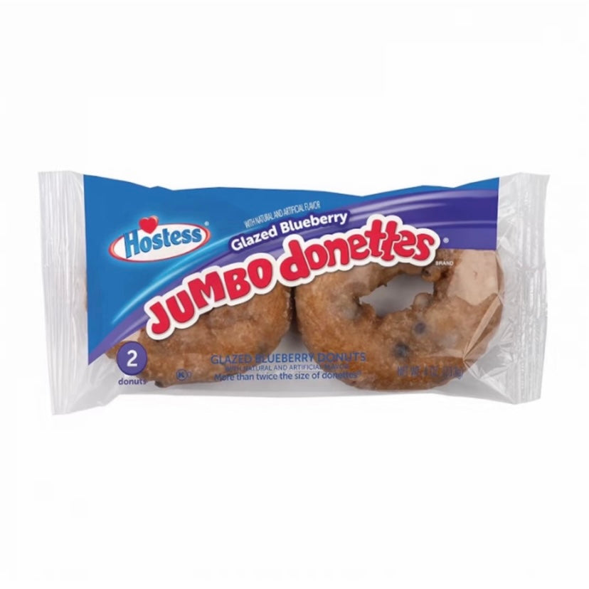 Hostess Glazed Blueberry Jumbo Donettes 113g