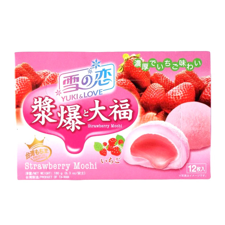 Yuki & Love Strawberry Mochi 180g